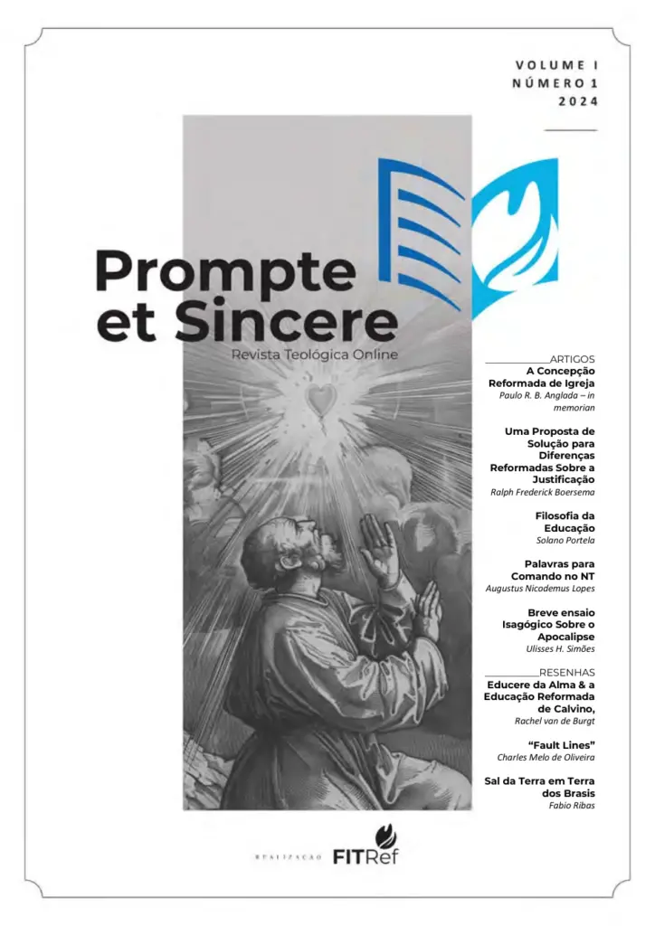 Capa da Prompte et Sincere — volume 1, número 1, 2024